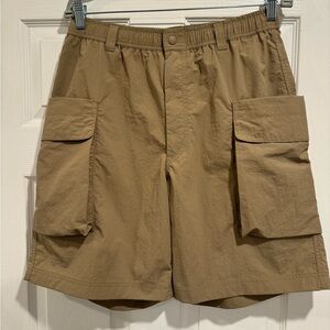 Nylon cargo shorts
